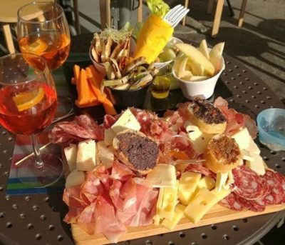 Aperitivo veneziano Spritz salumi