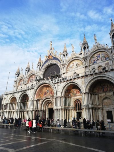 Piazza San Marco passerelle Venezia